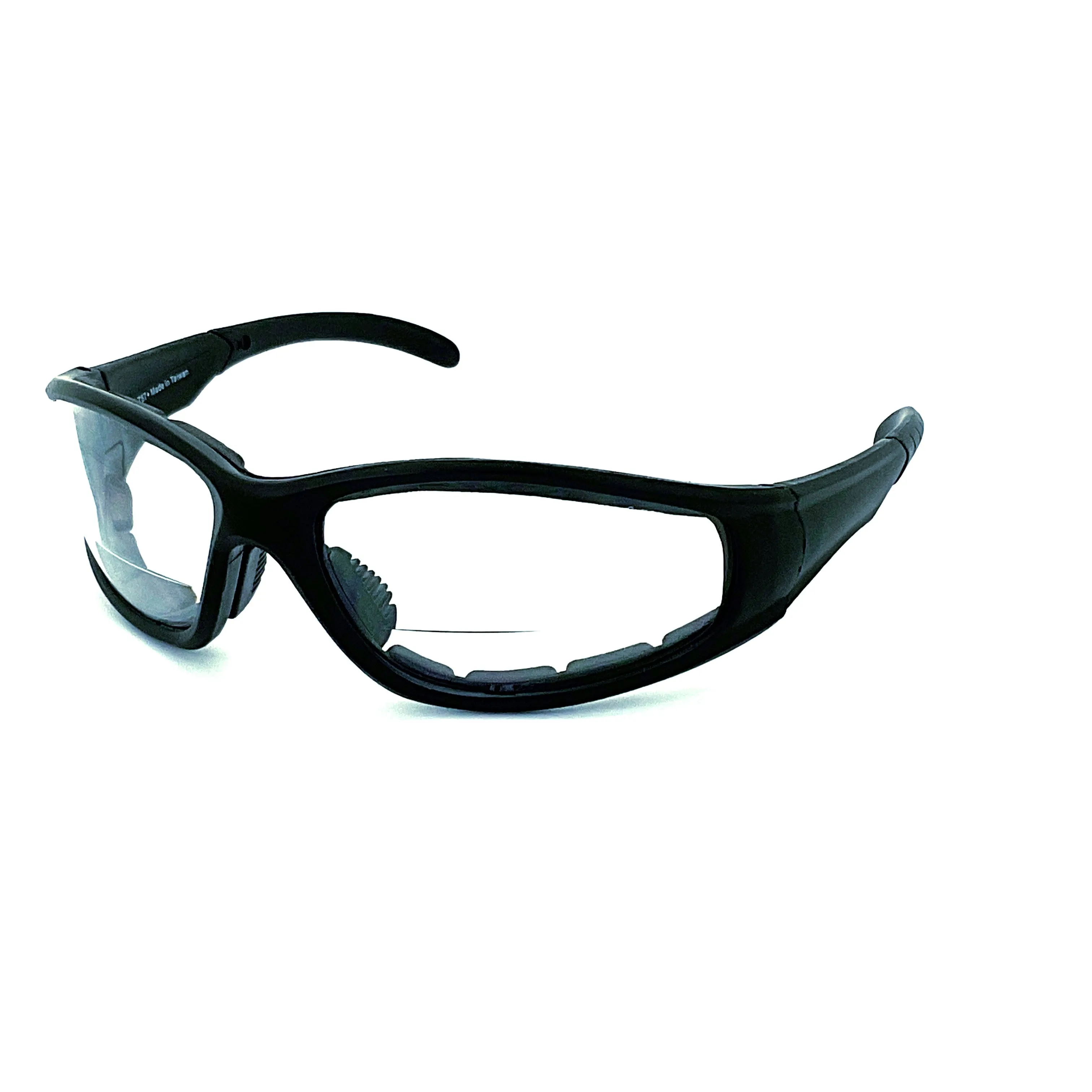 Check Ya Later ANSI Safety Rated Cushioned Wind Blocking Sport Wrap Clear Bifocal Reading Glasses