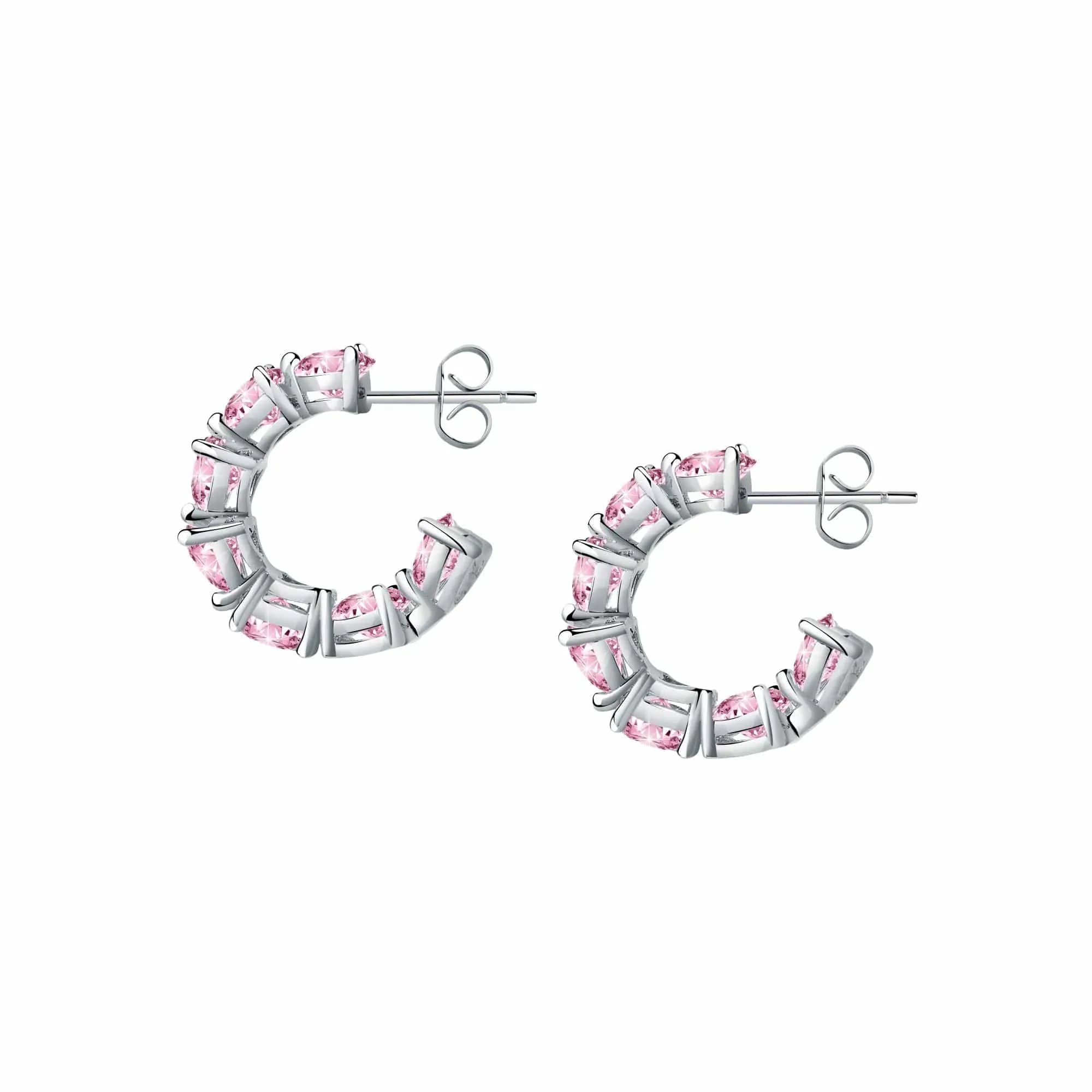 Chiara Ferragni Diamond Heart Fairytale Hoop Earrings