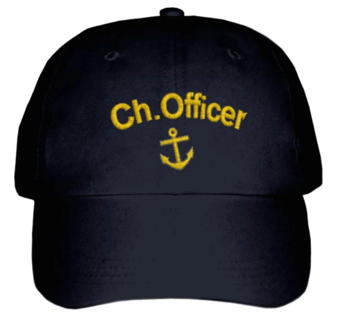 Chief Officer'S CAP-Embroidered-Black