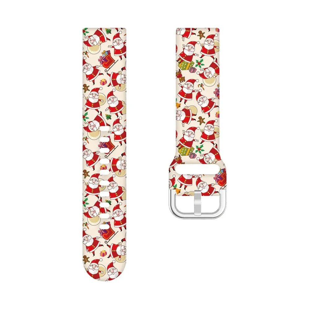 Christmas Watch Straps compatible with the Ryze Flex Smart Watch