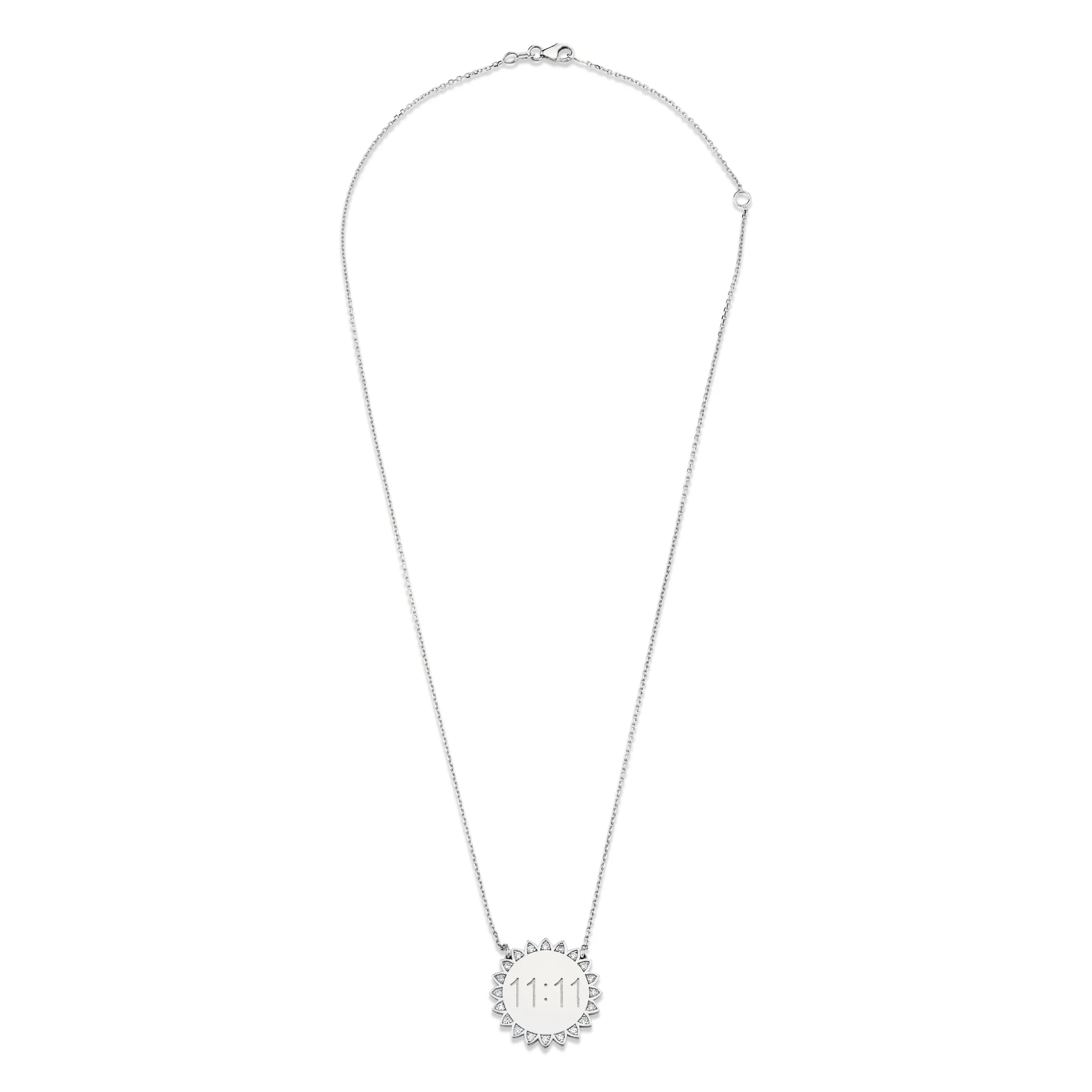 Classic 11:11 Sunshine Necklace with Diamonds