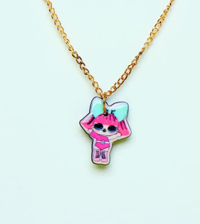 Cute Pink Lol Pendant