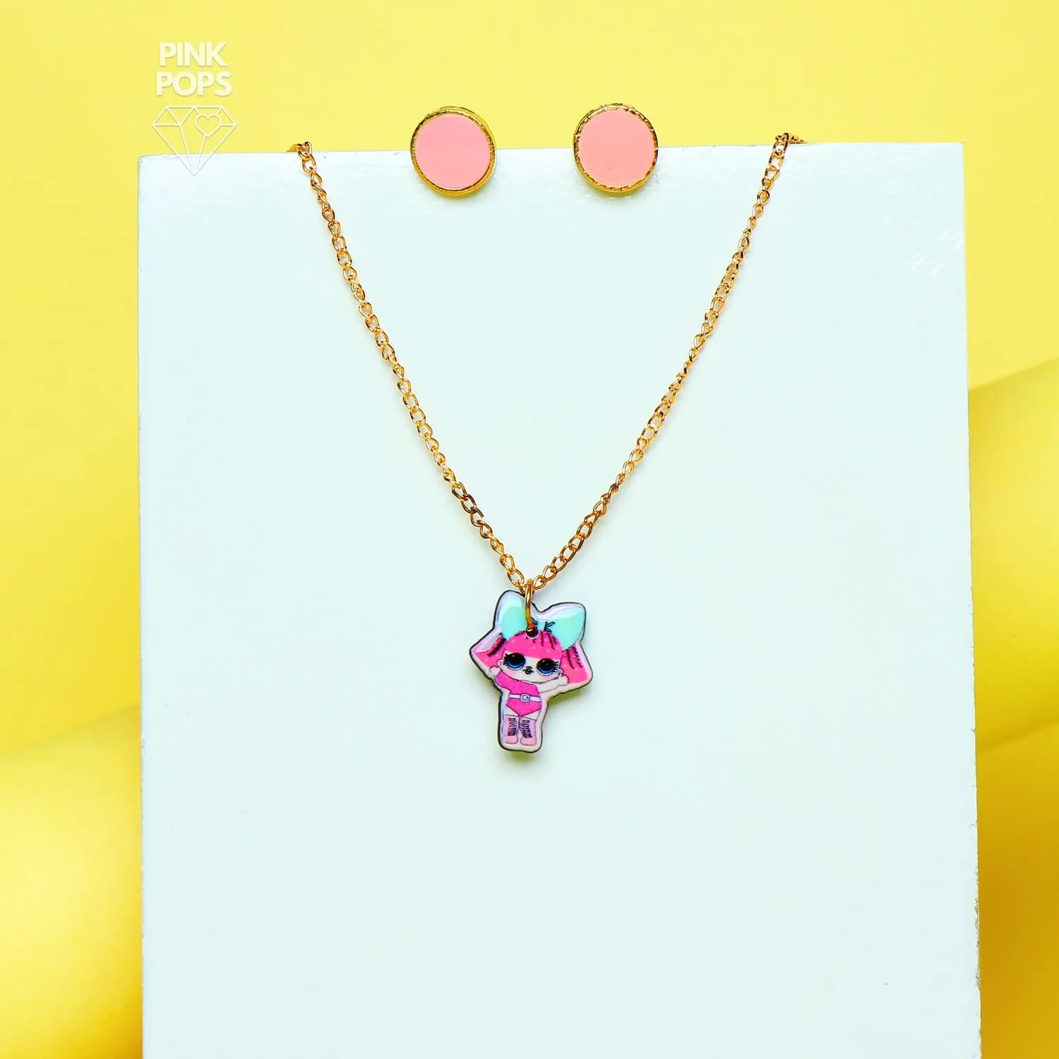 Cute Pink Lol Pendant