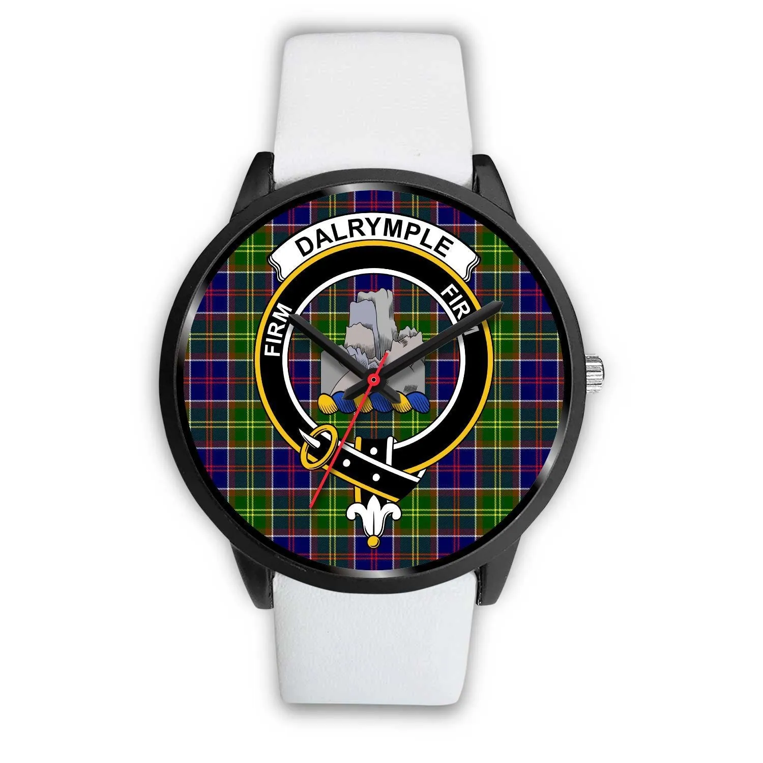 Dalrymple Clan Badge Tartan Black Watch