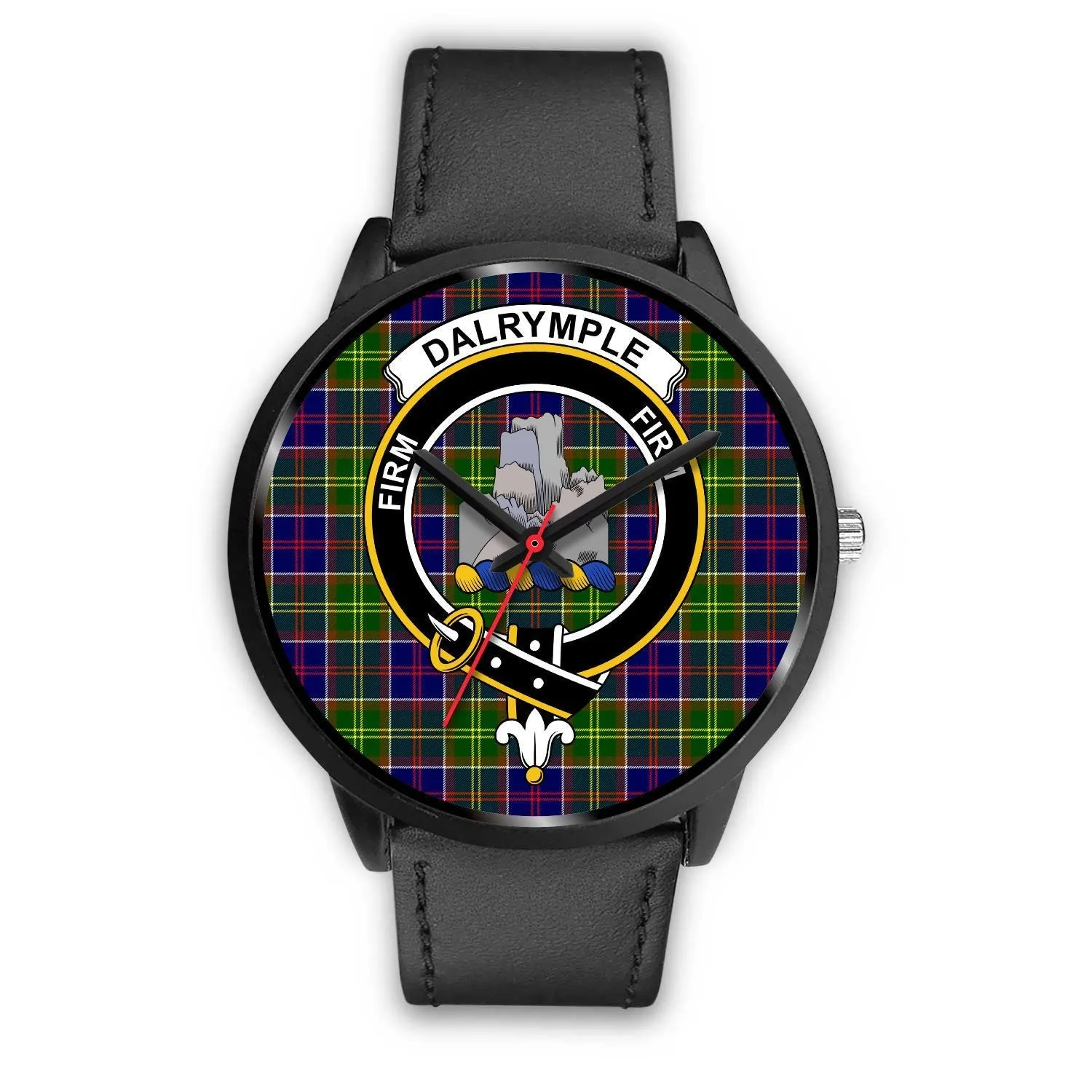 Dalrymple Clan Badge Tartan Black Watch