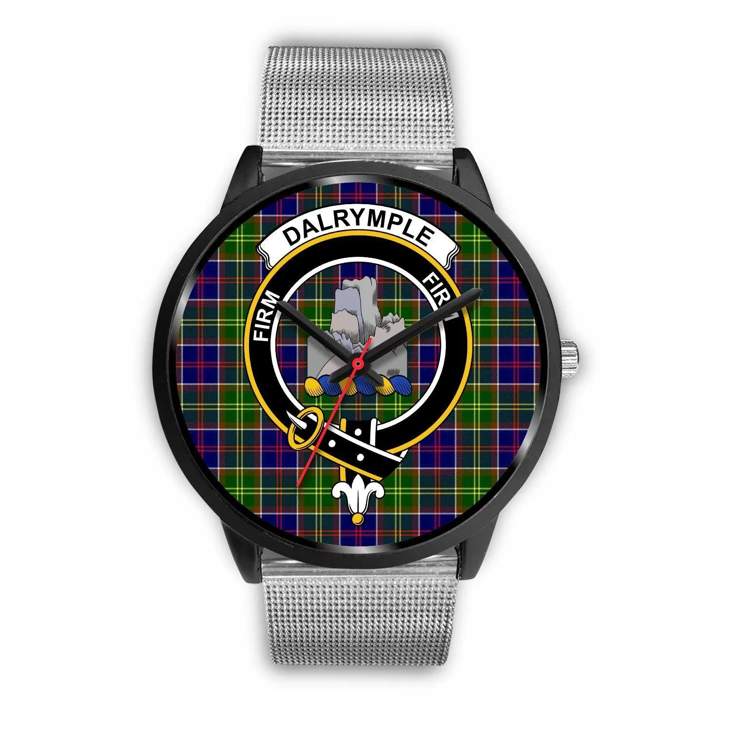 Dalrymple Clan Badge Tartan Black Watch