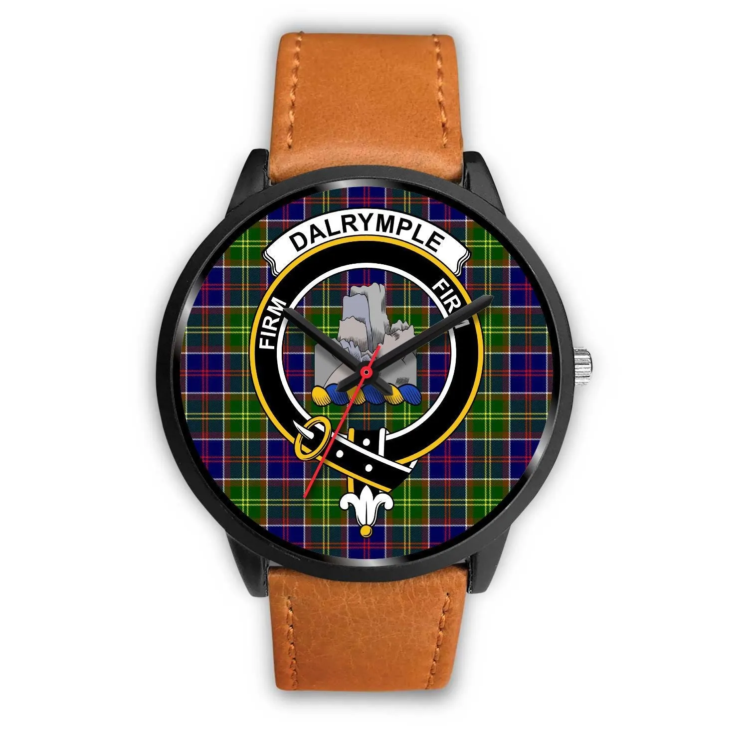 Dalrymple Clan Badge Tartan Black Watch