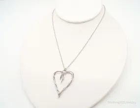 DesignerDean Harris Twisted Heart Sterling Silver Necklace