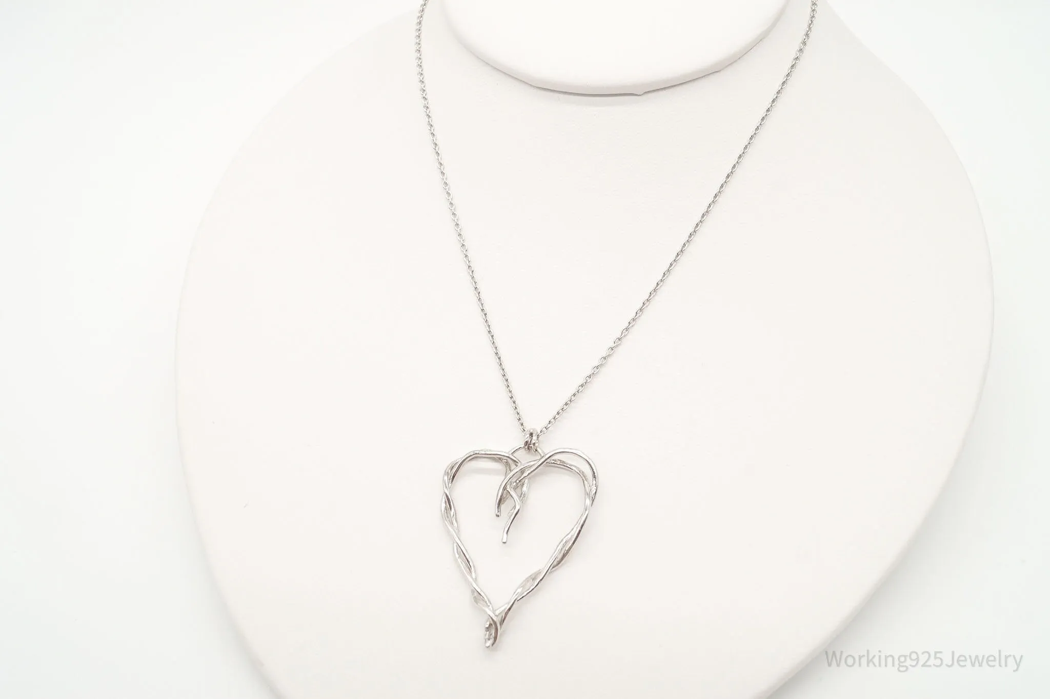 DesignerDean Harris Twisted Heart Sterling Silver Necklace