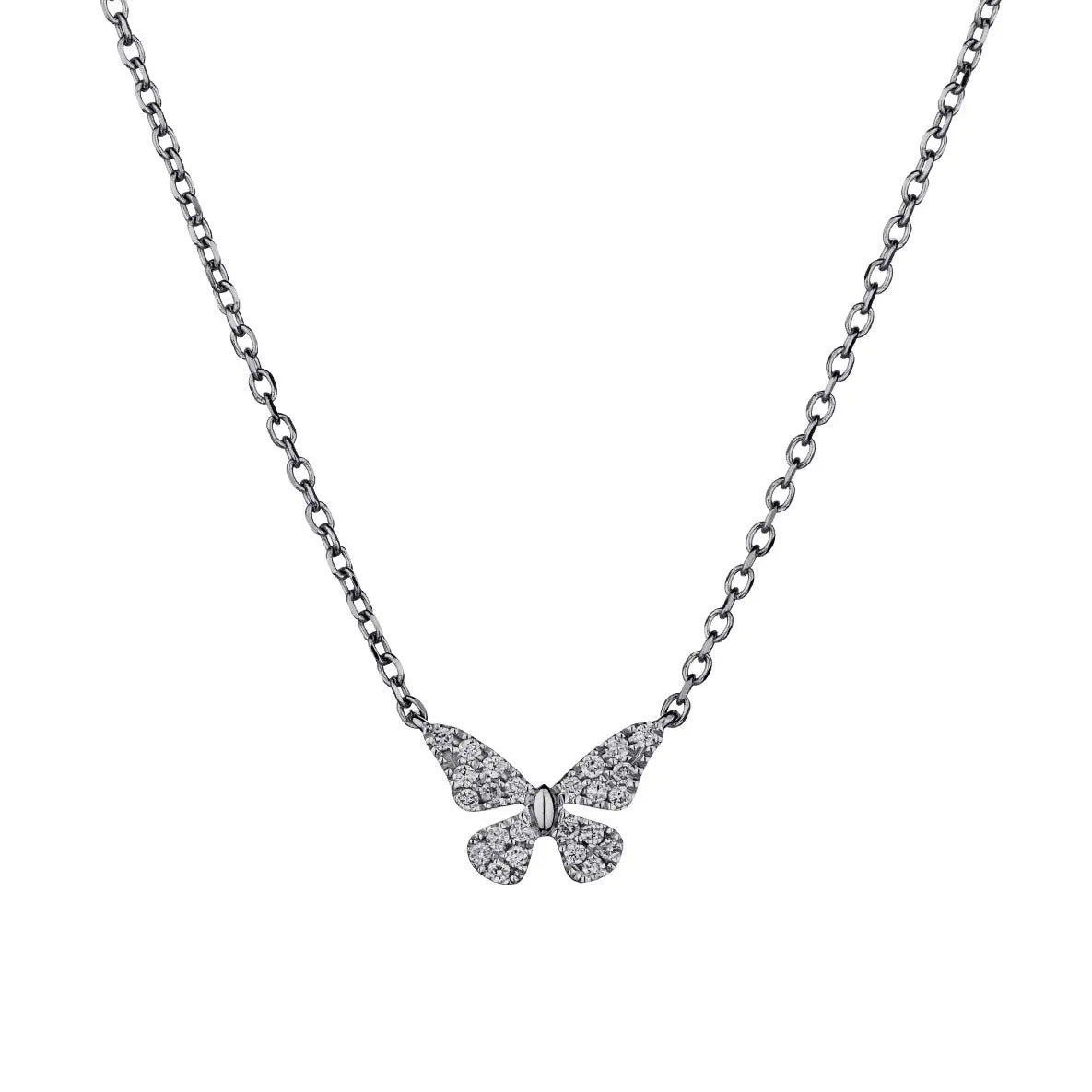 DIAMOND BUTTERFLY NECKLACE