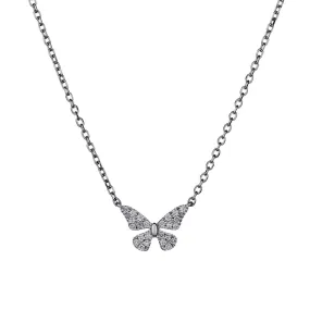 DIAMOND BUTTERFLY NECKLACE