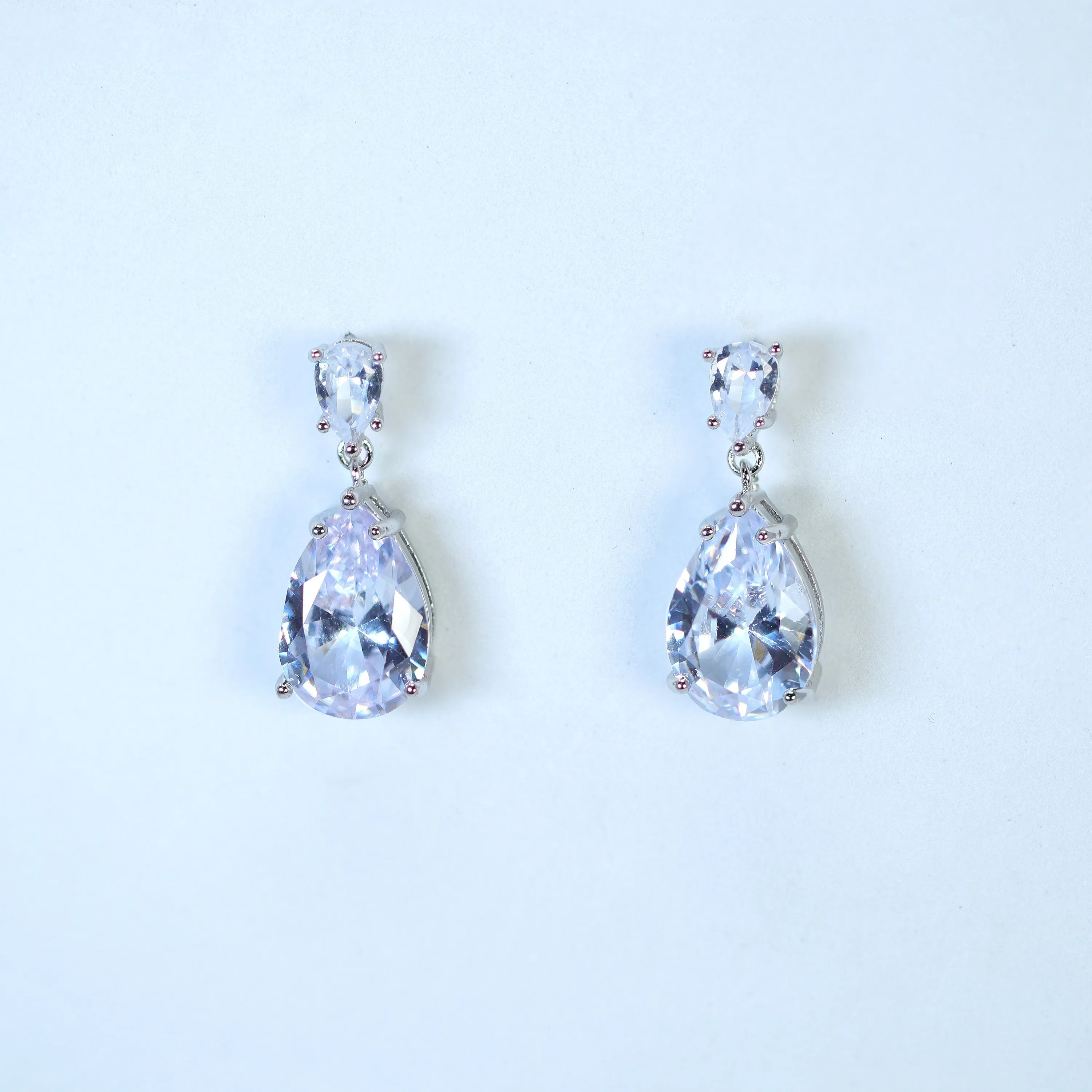 Diamond Drop Earrings, Crystal Earrings, Long Bridal Jewelry, Bridal Earrings, Crystal Bridal Earrings, Statement Earrings Cz