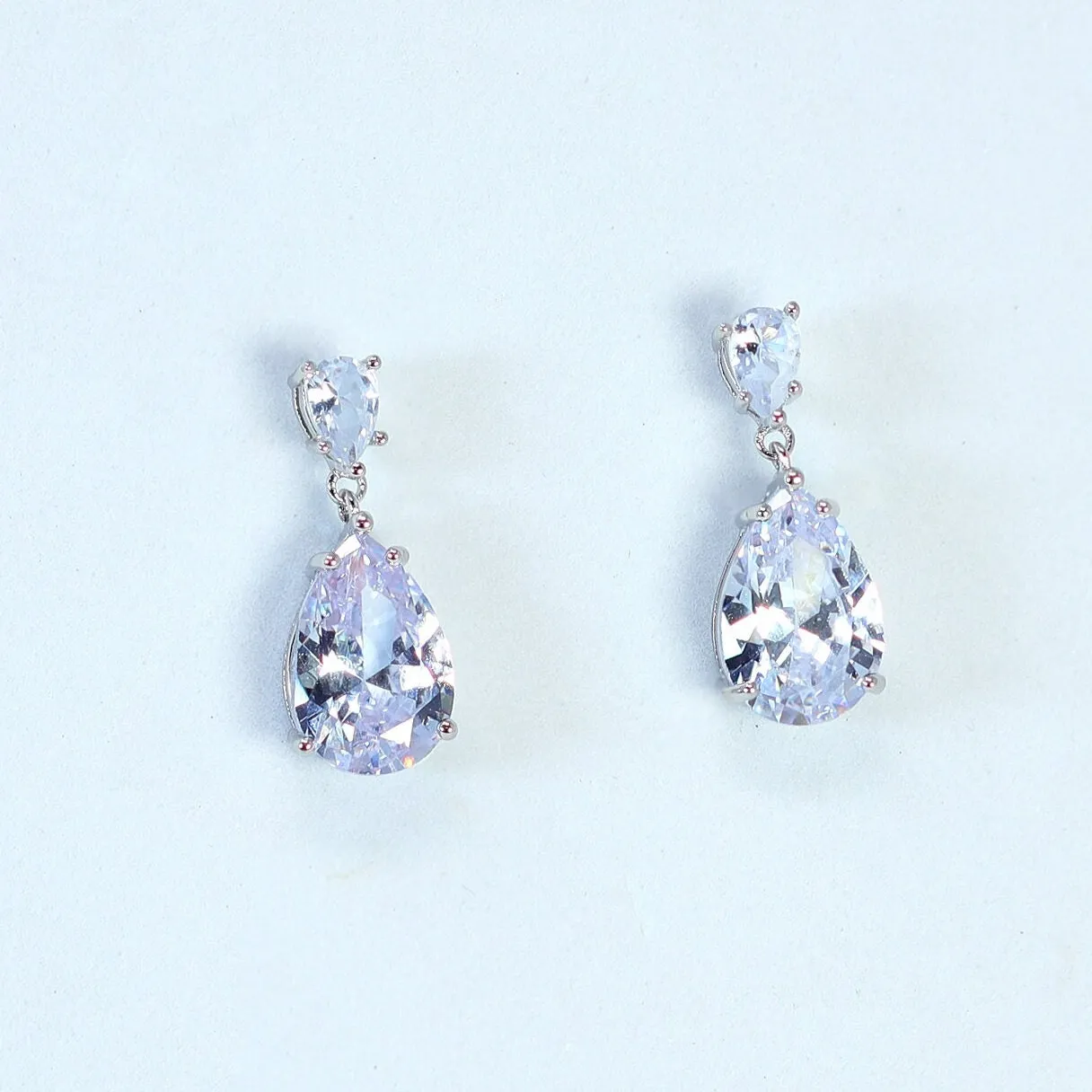 Diamond Drop Earrings, Crystal Earrings, Long Bridal Jewelry, Bridal Earrings, Crystal Bridal Earrings, Statement Earrings Cz