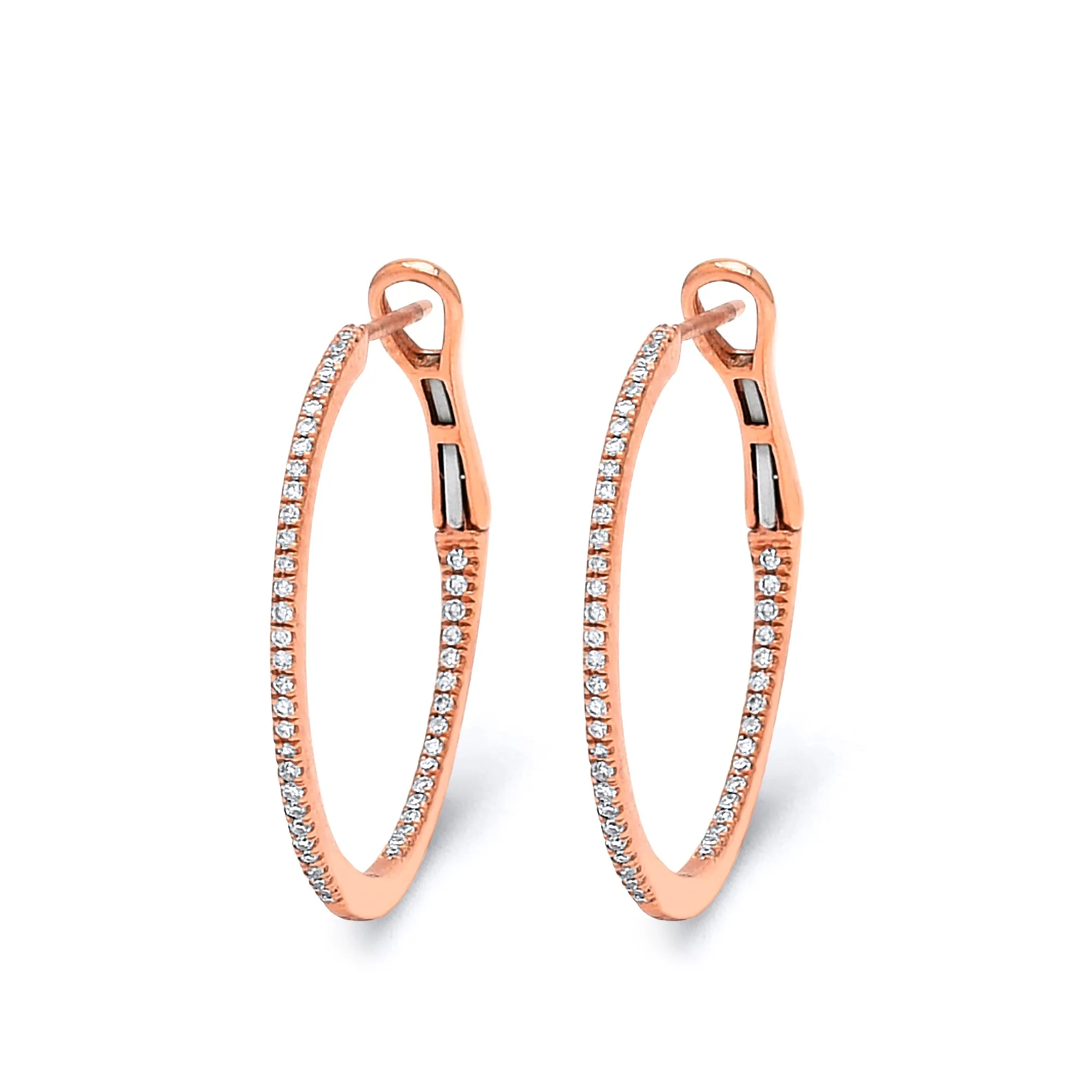 Diamond Hoop Earring