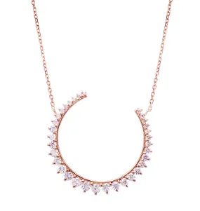 Diamond Horse Shoe Necklace