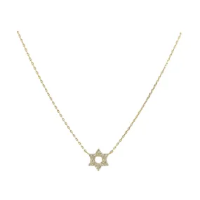 DIAMOND STAR OF DAVID NECKLACE