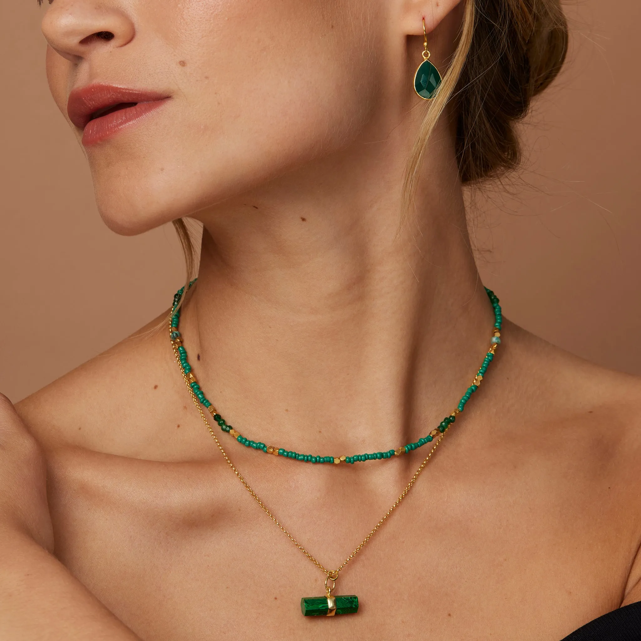 Ditta Necklace Malachite