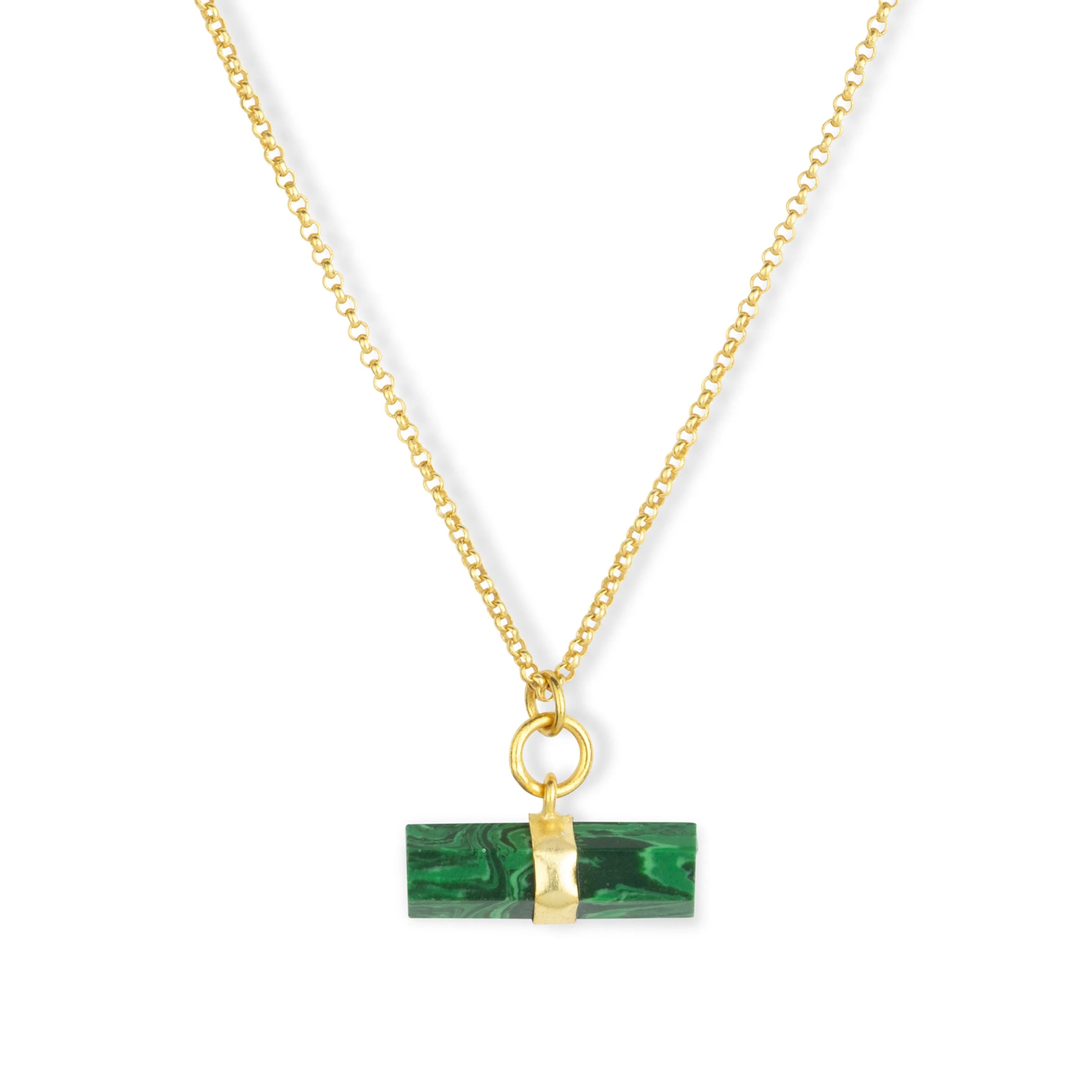 Ditta Necklace Malachite