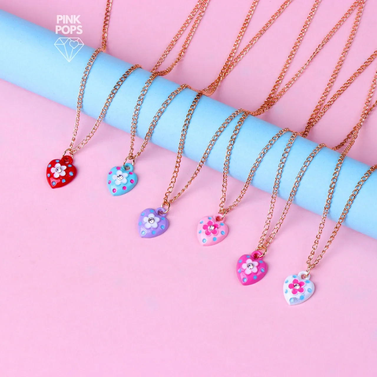 Dotted Heart Pendants