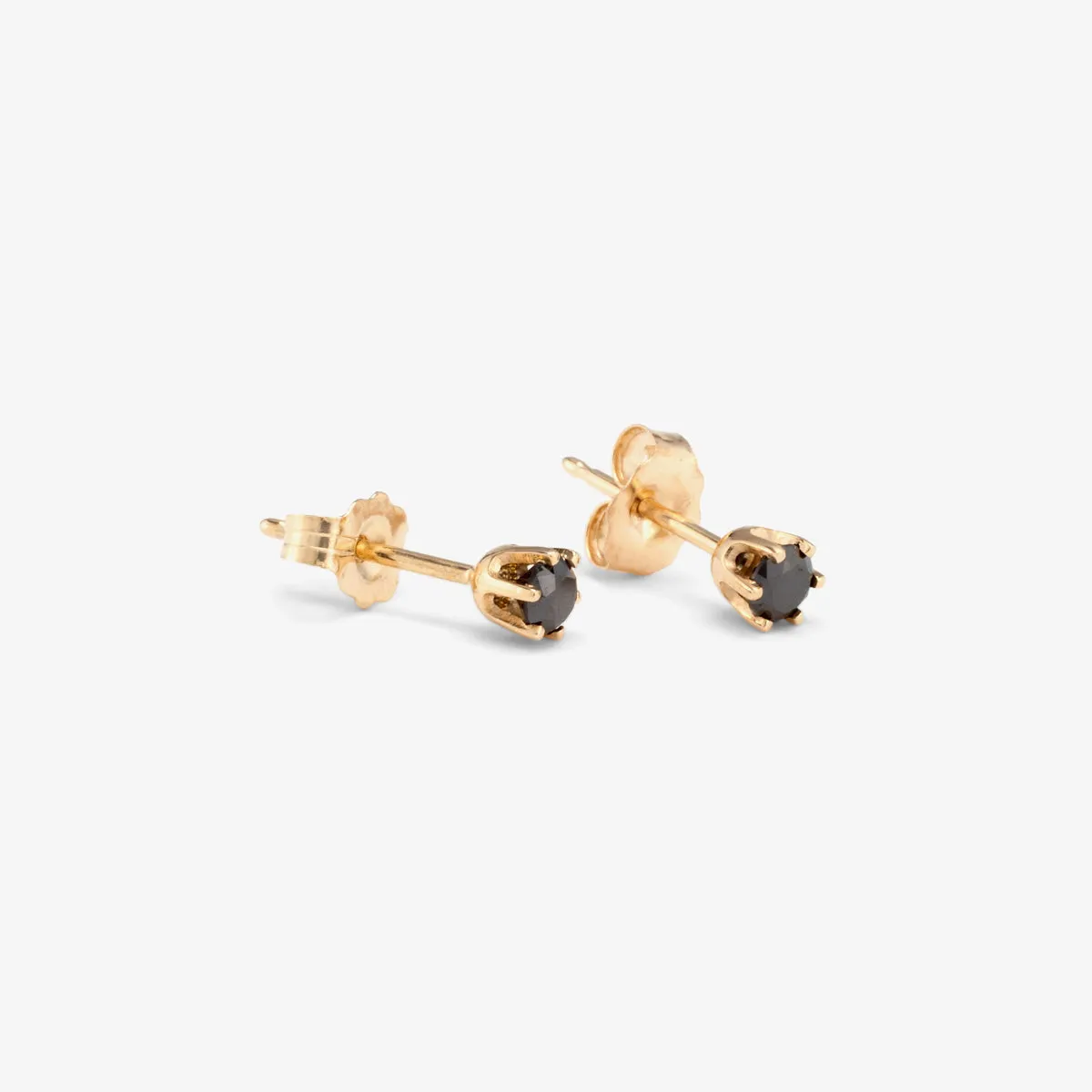 E1902BK | 3mm Black Diamond Studs