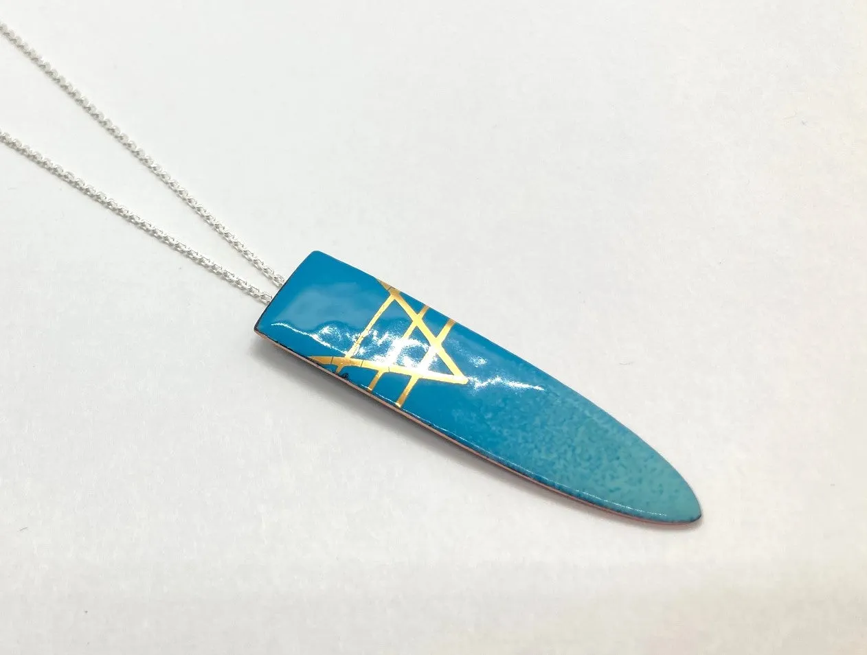 Echo Metals Enamel Drop Necklace