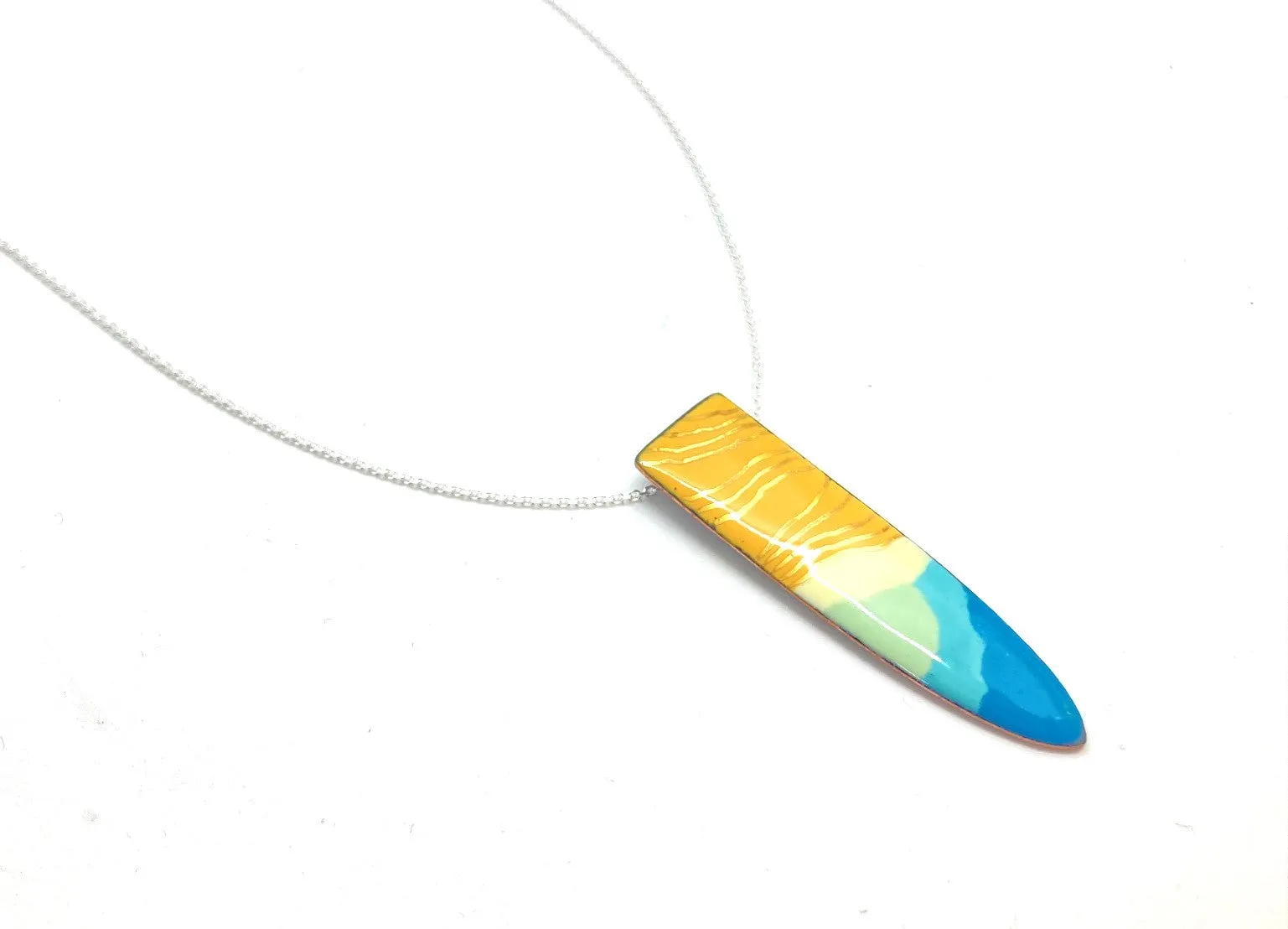 Echo Metals Enamel Drop Necklace