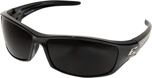 Edge Eyewear Reclus SR116 Black Frame Smoke Lens Glasses