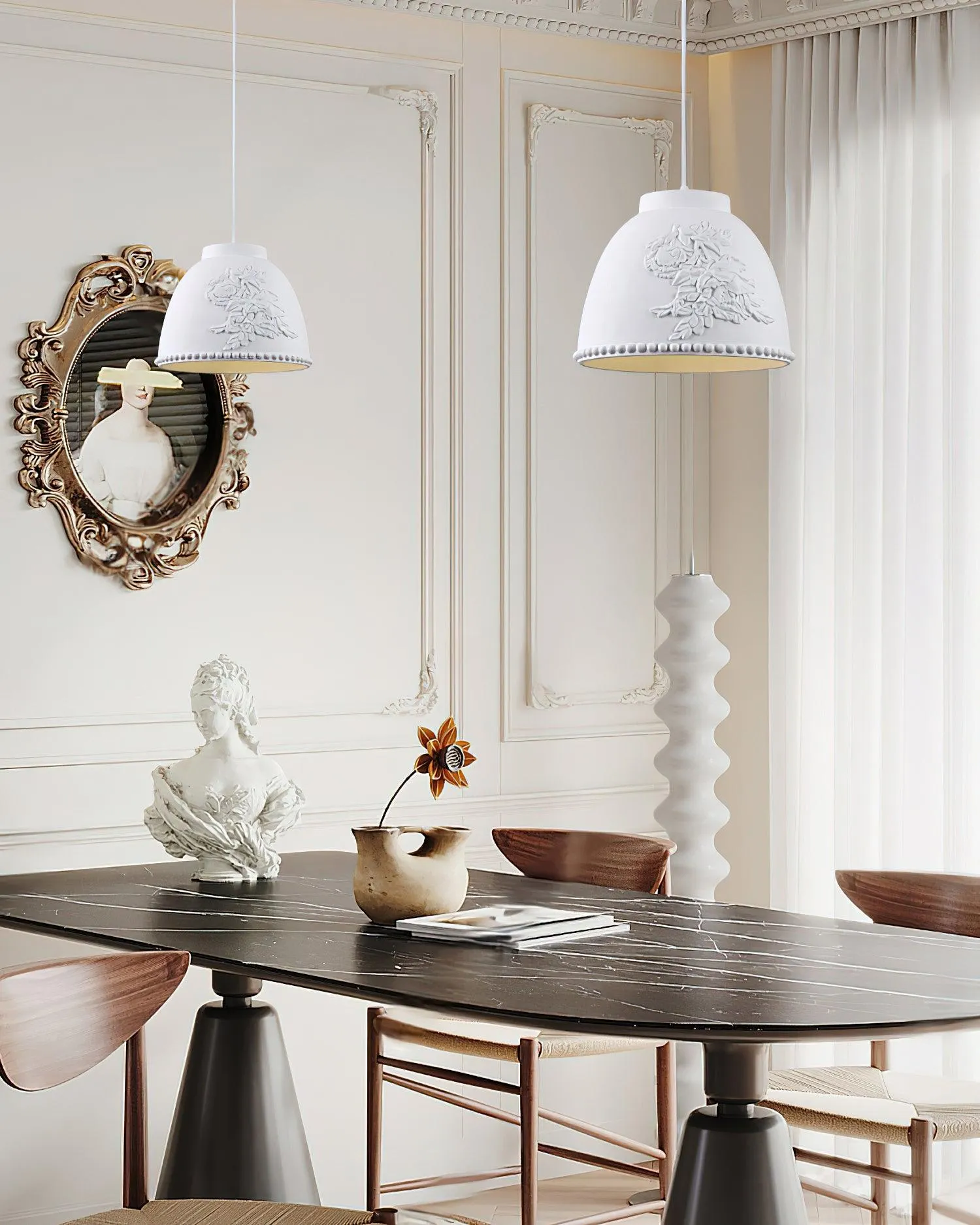 Embossed Flora Pendant Lamp