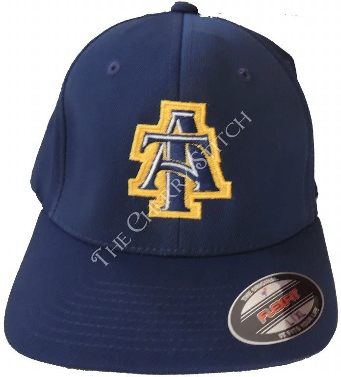 Embroidered NC A&T Wool Blend 6-Panel Cap