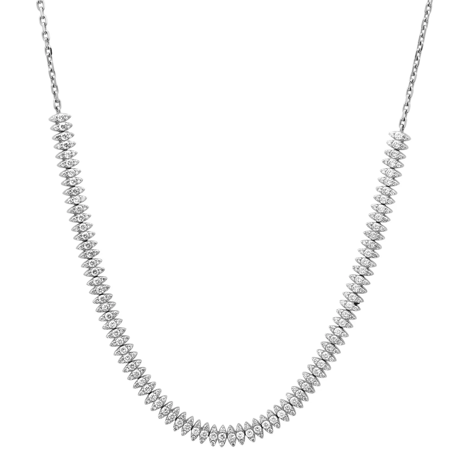 Enchanting Marquis Diamond Necklace