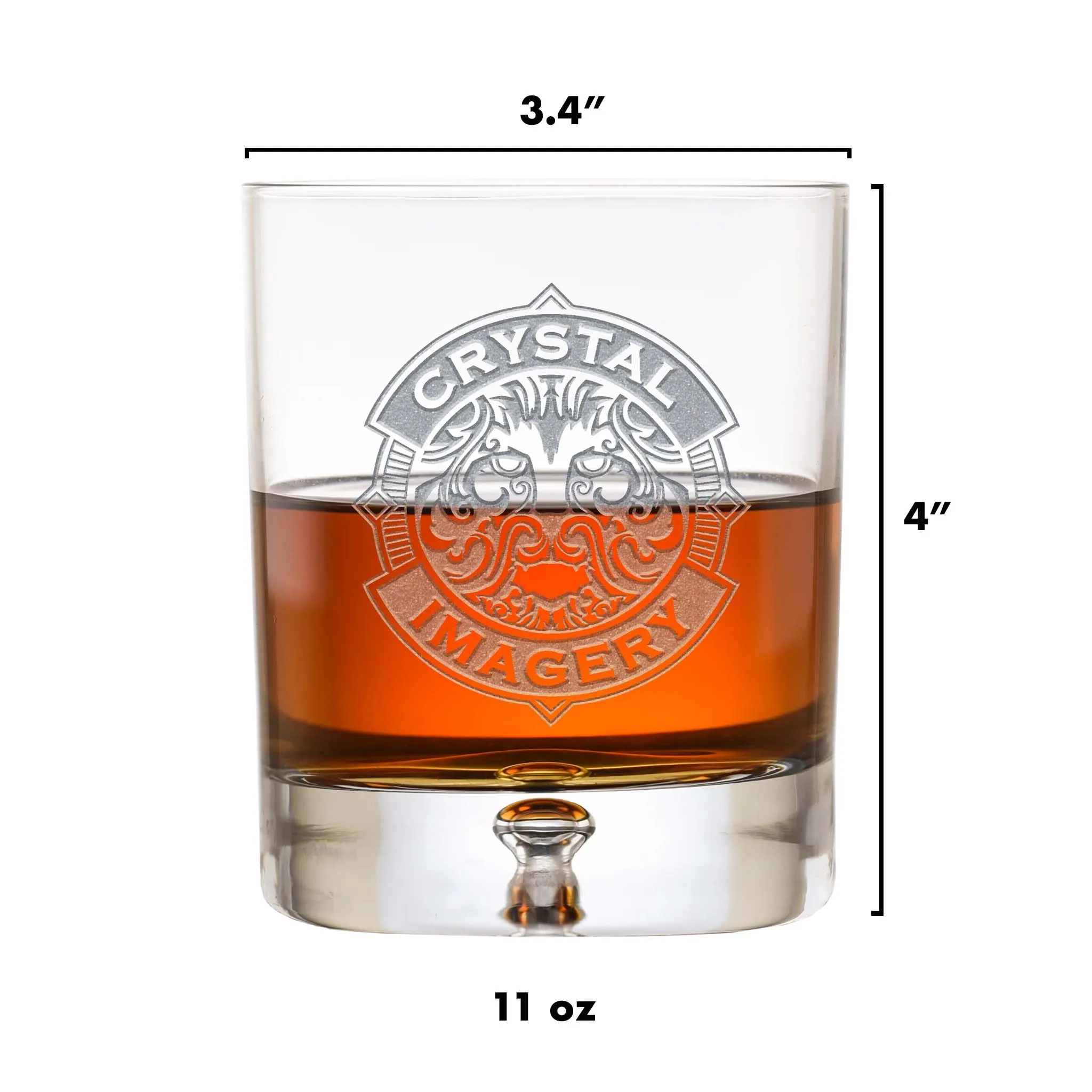 Engraved Mr. and Mrs. Whiskey Glasses