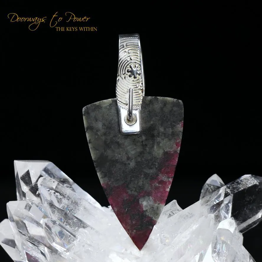 Eudialyte & Moonstone Light Language Pendant ™