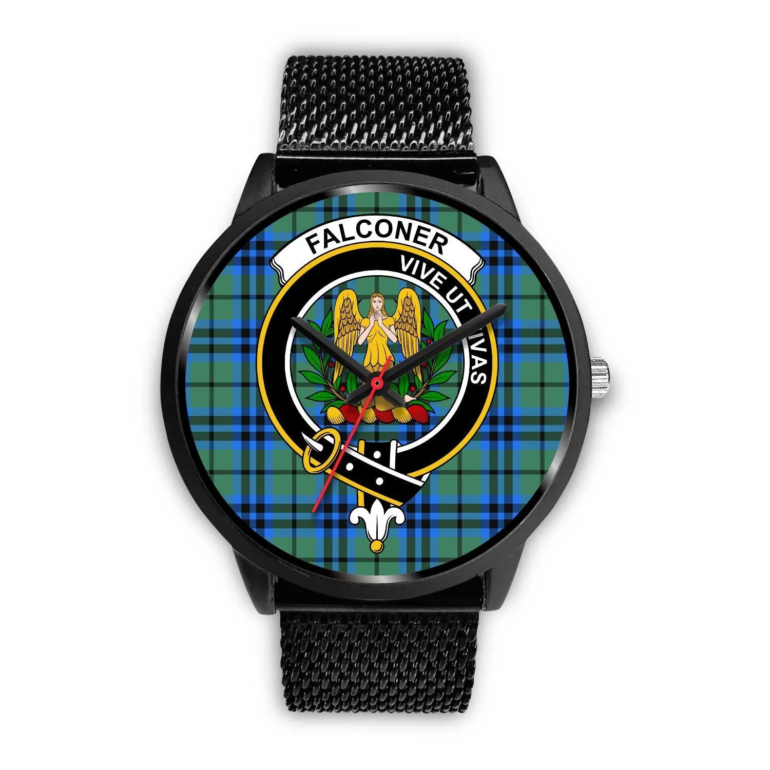 Falconer Clan Badge Tartan Black Watch