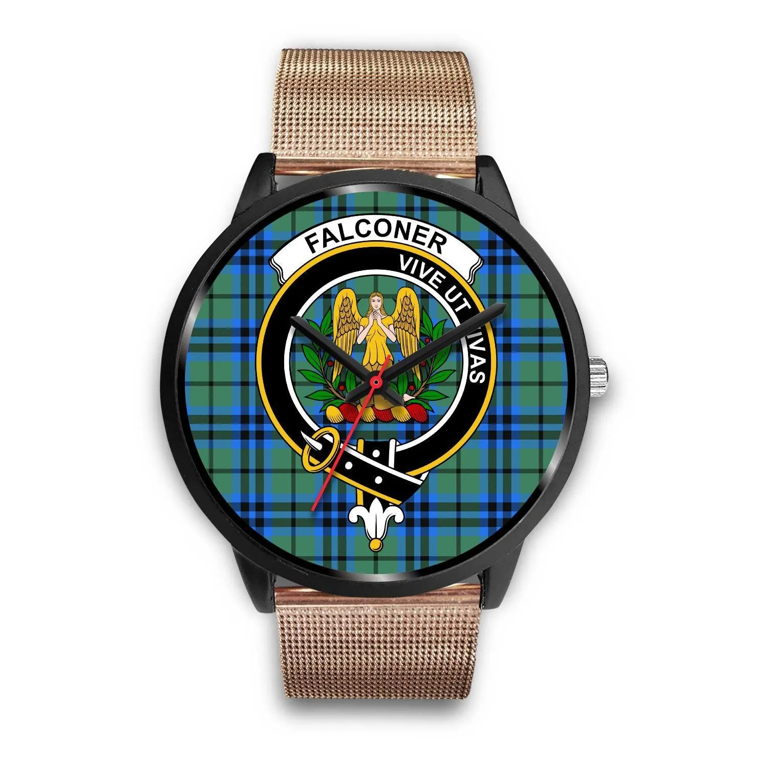 Falconer Clan Badge Tartan Black Watch