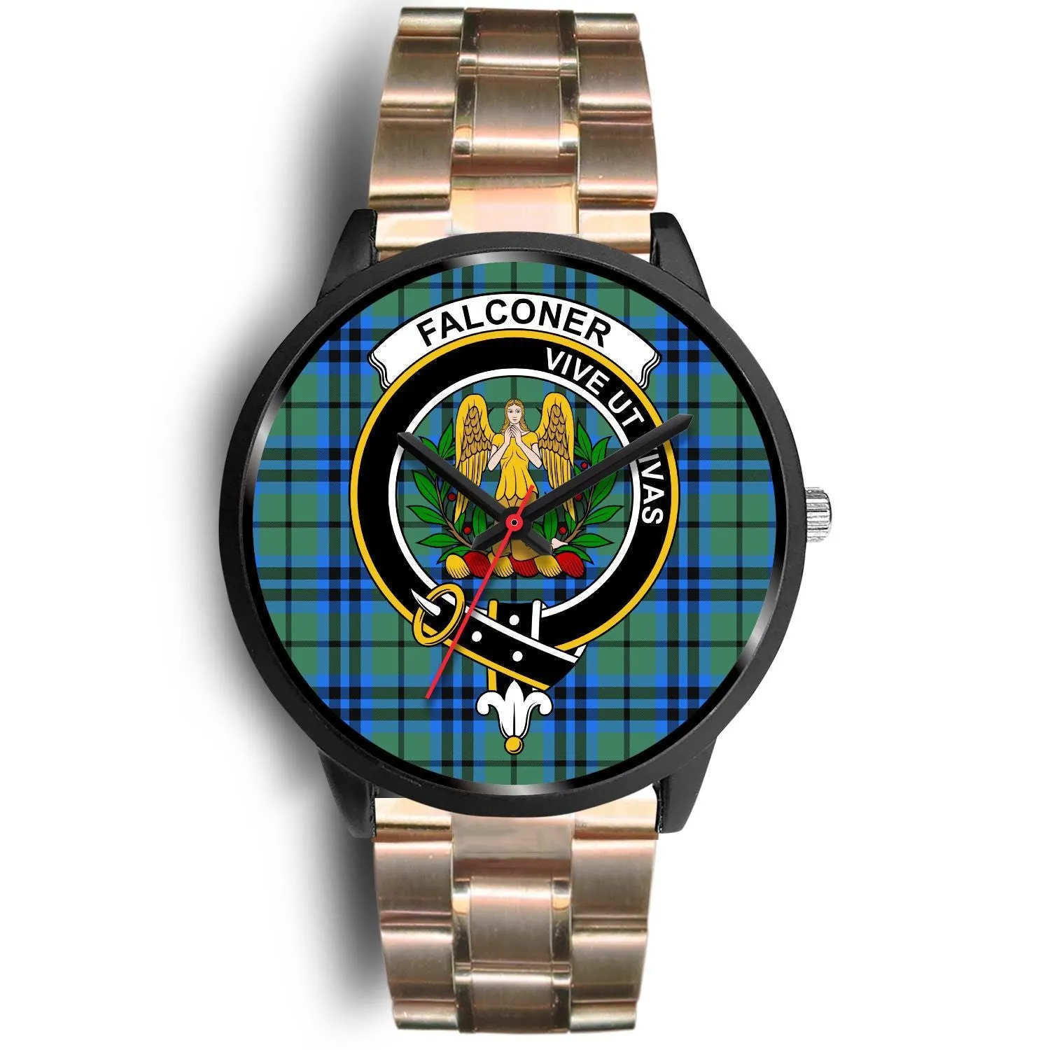 Falconer Clan Badge Tartan Black Watch