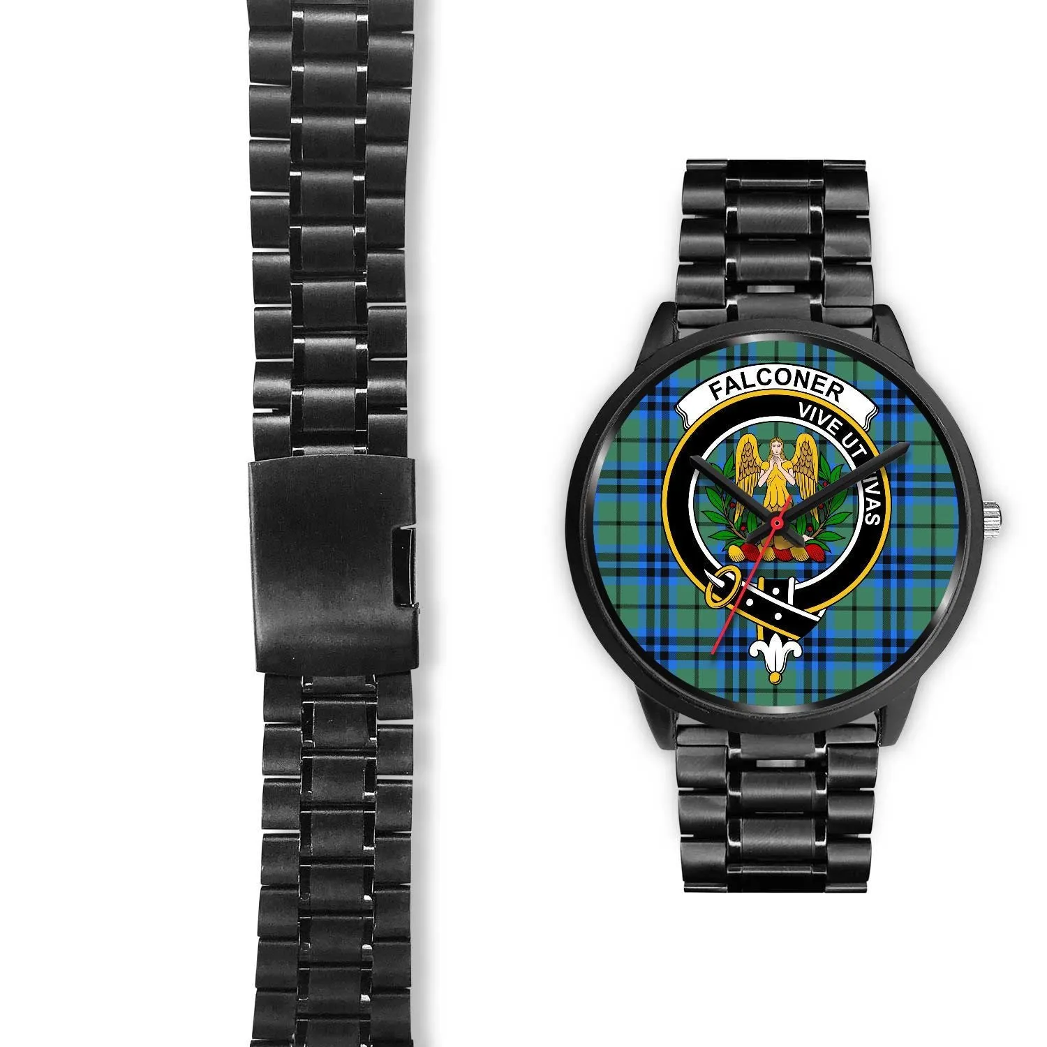 Falconer Clan Badge Tartan Black Watch