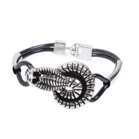 Fashion Cobra Double Tube Alloy Bracelet