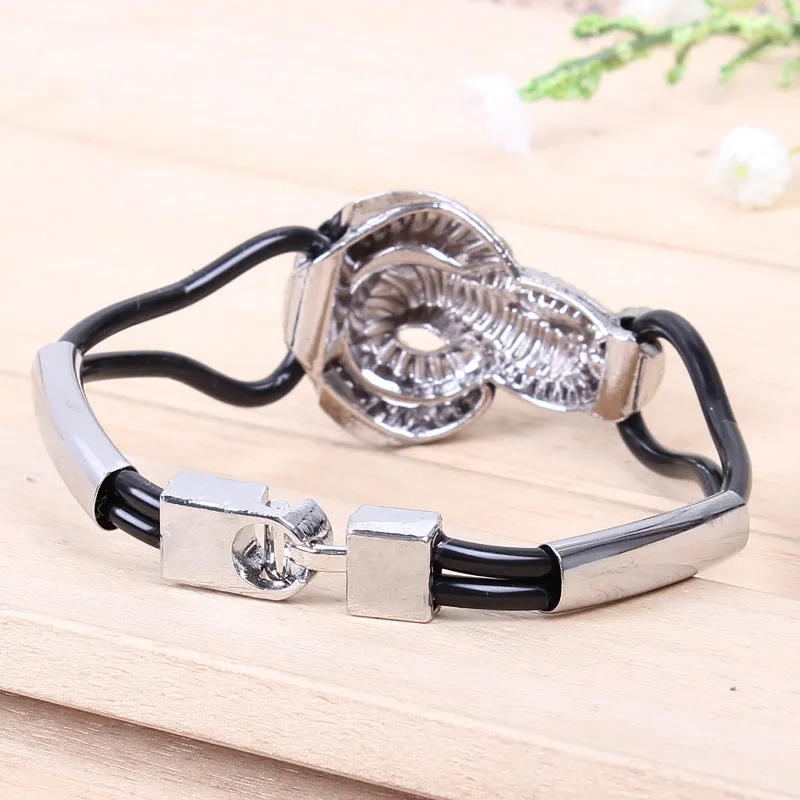 Fashion Cobra Double Tube Alloy Bracelet