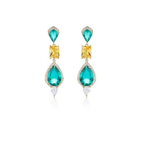 Fashion Zircon Water Drop Earring, Women's Girl's Gatherings Jewelry CE11681