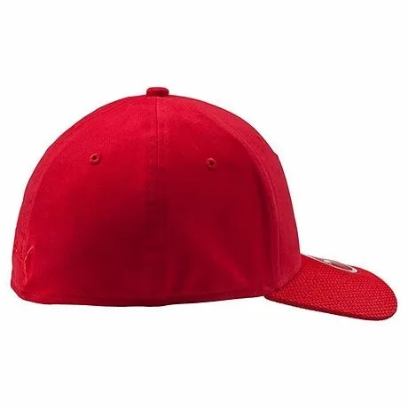 Ferrari Baseball Cap, Fullcap, Adult, Red, 2017