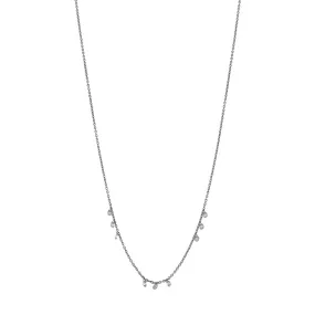 Floating Round Diamond Necklace