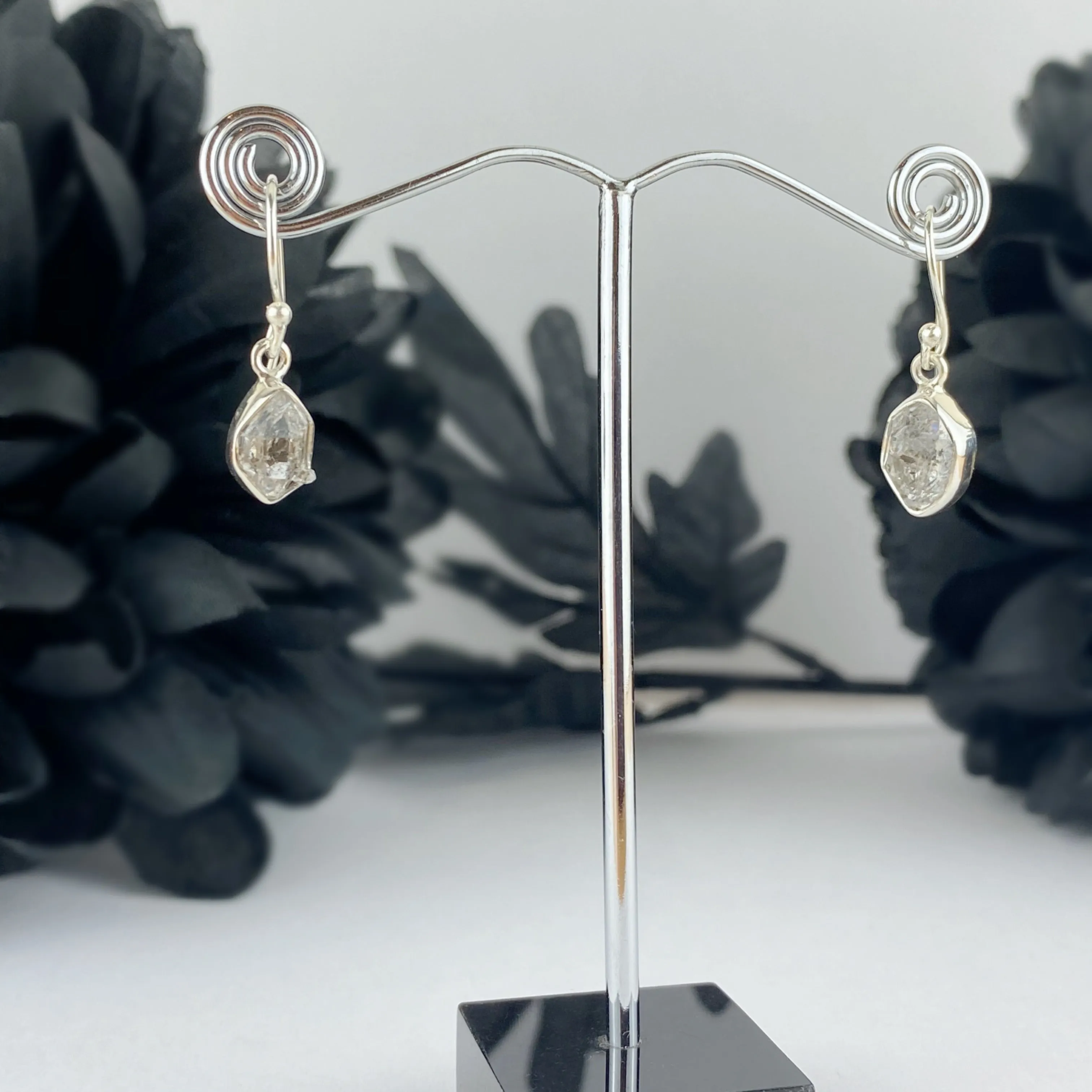 Frosted Diamond Earrings - VE408