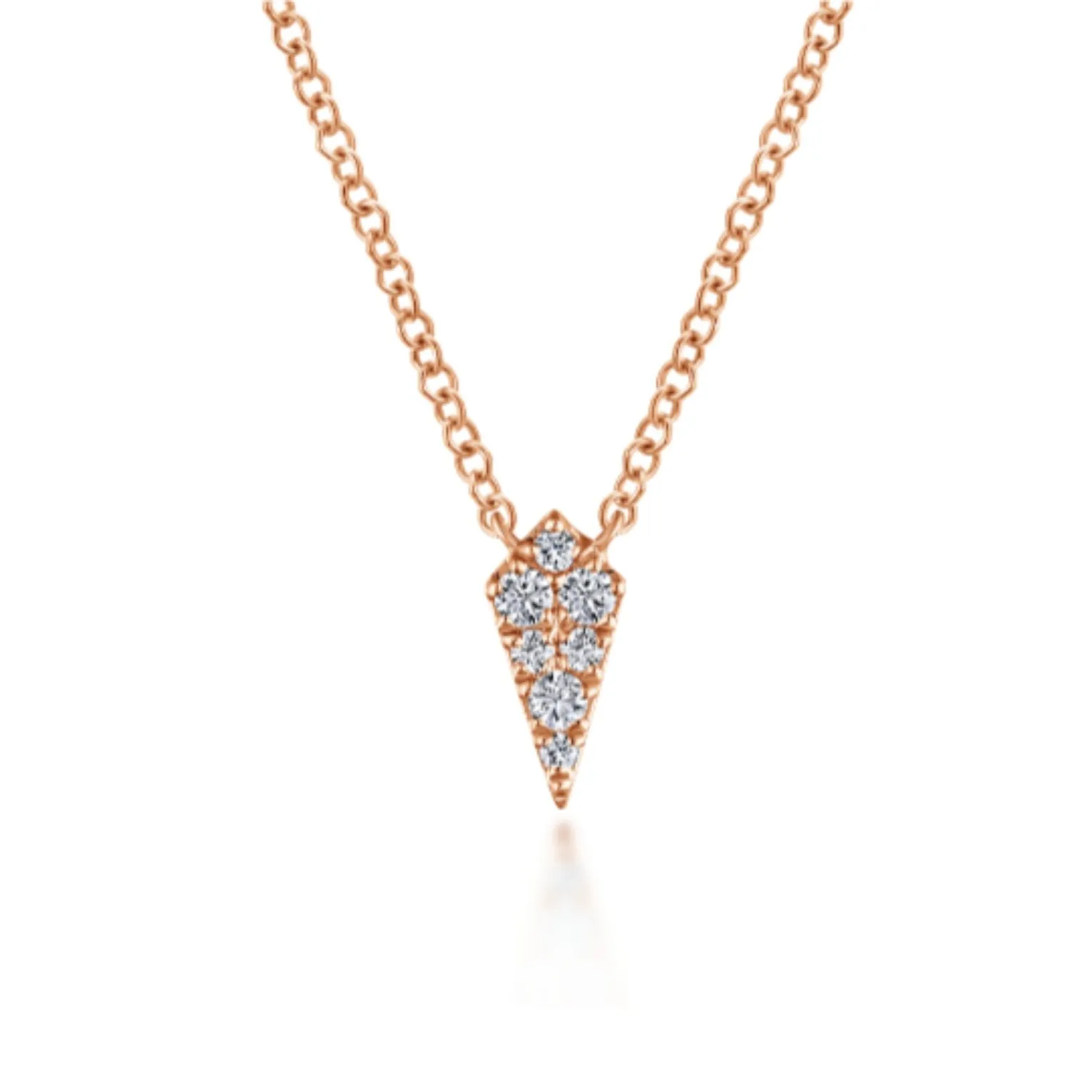 Gabriel & Co. Kite Shaped Pave Diamond Pendant