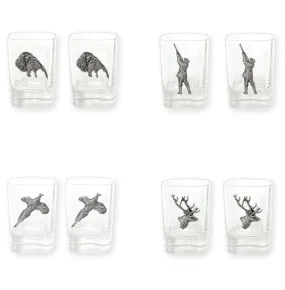 Game Shooting Pair of Spirit Shot Glasses