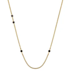 Gemma Black Spinel Necklace