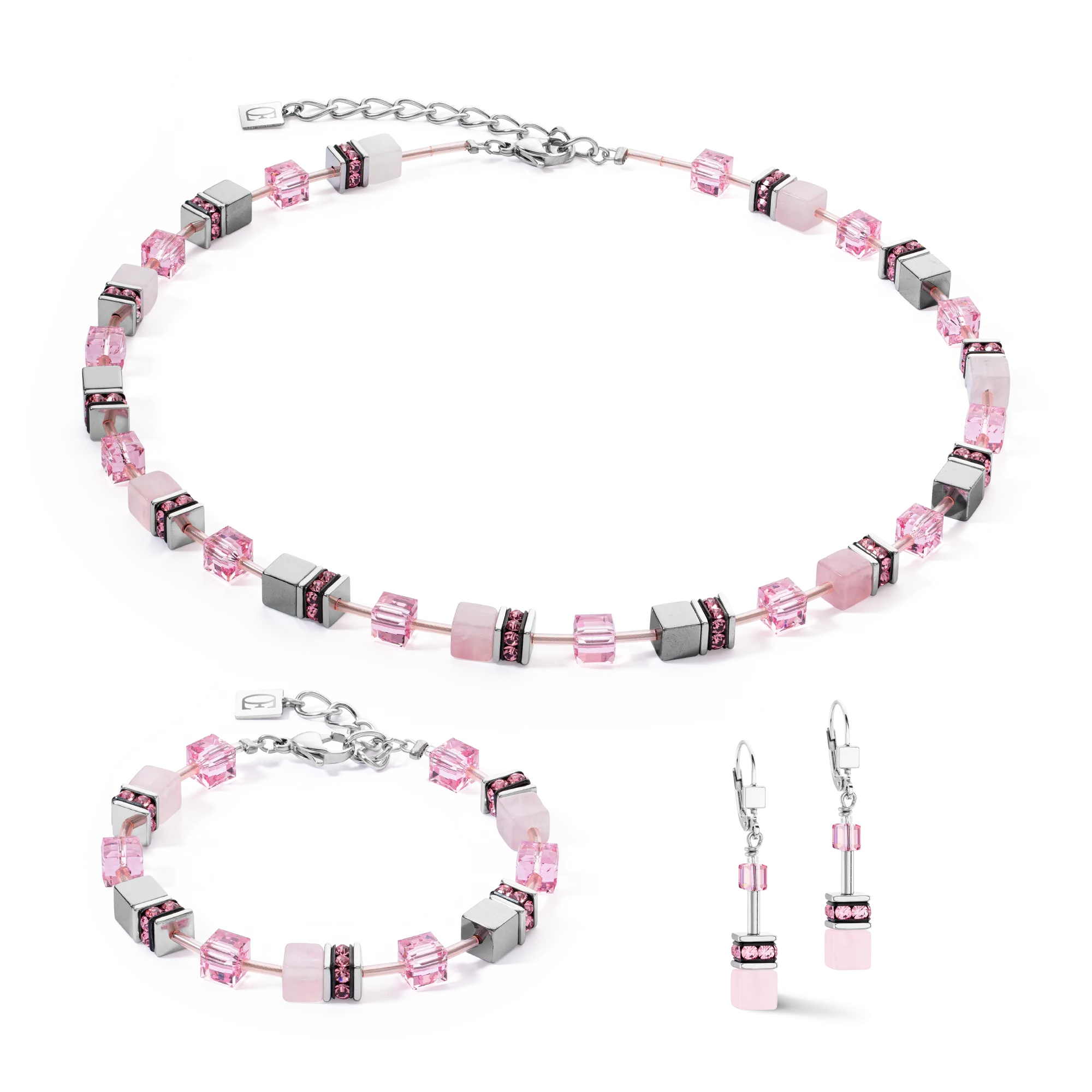 GeoCUBE® Iconic Precious bracelet rose