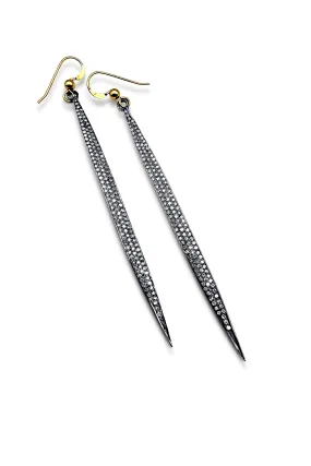 GINNY DIAMOND STICK EARRINGS