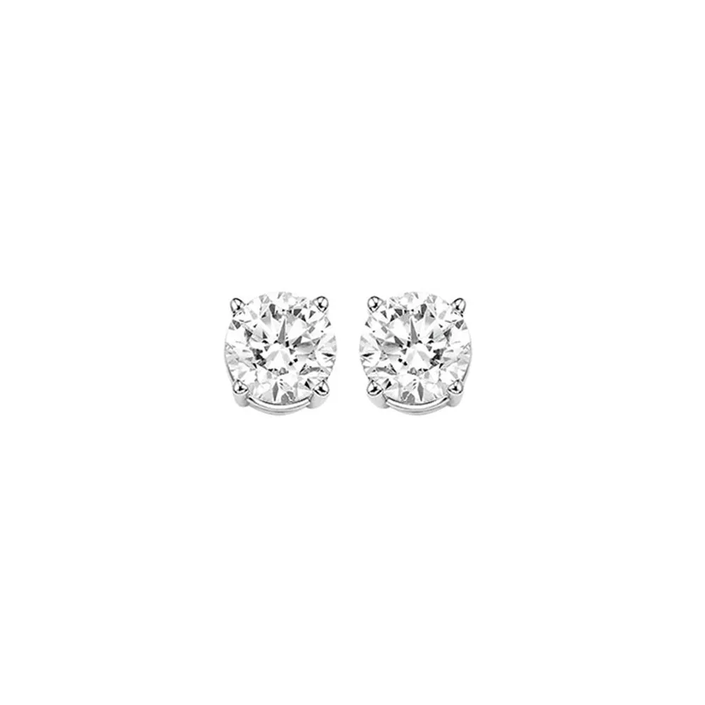 Gold Diamond Earrings