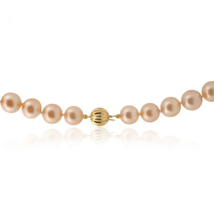 Golden South Sea 9-12mm Graduated Pearl 45cm Strand with 9ct Gold Clasp