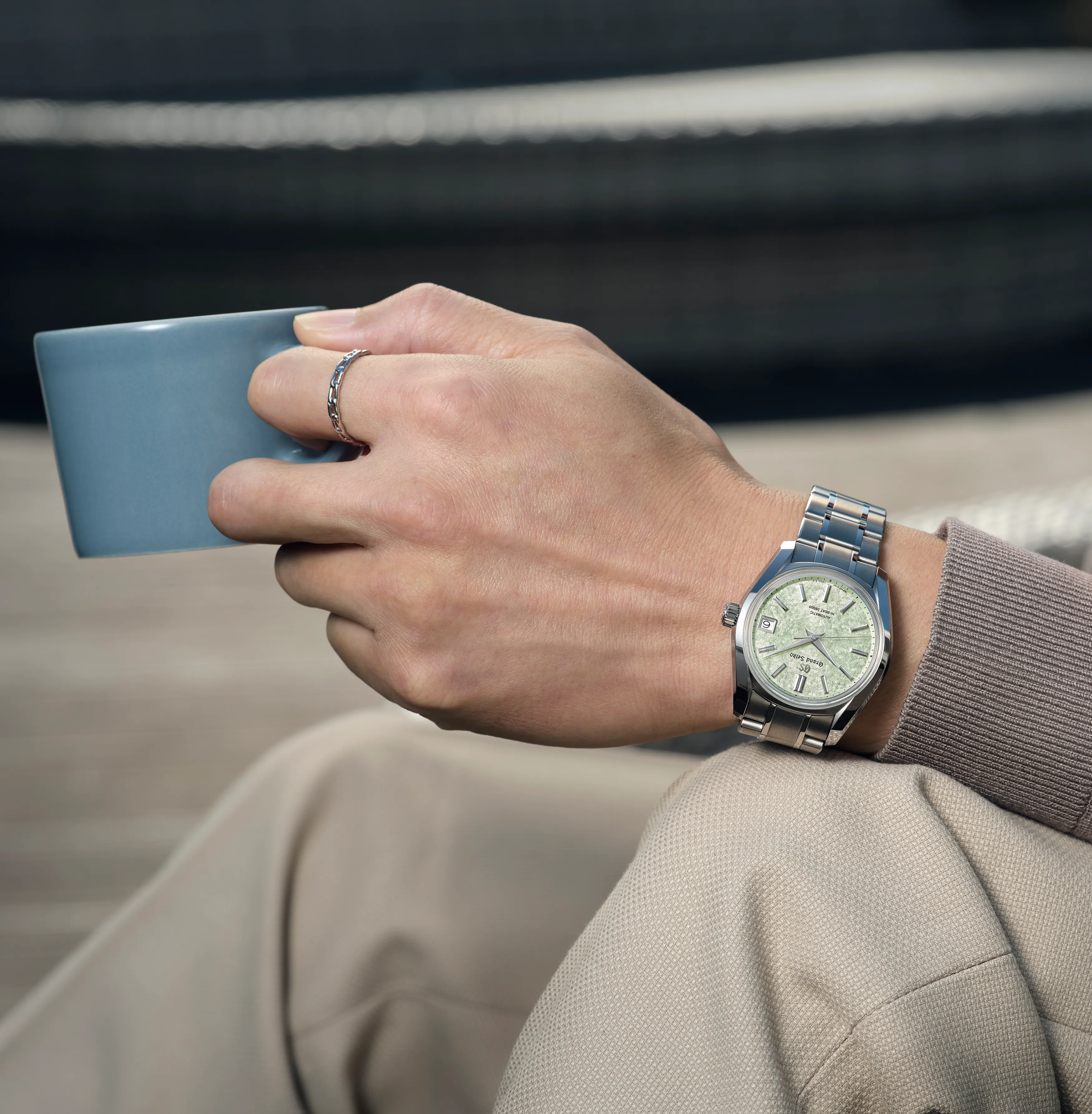 Grand Seiko Heritage Watch with Green Dial, 38mm